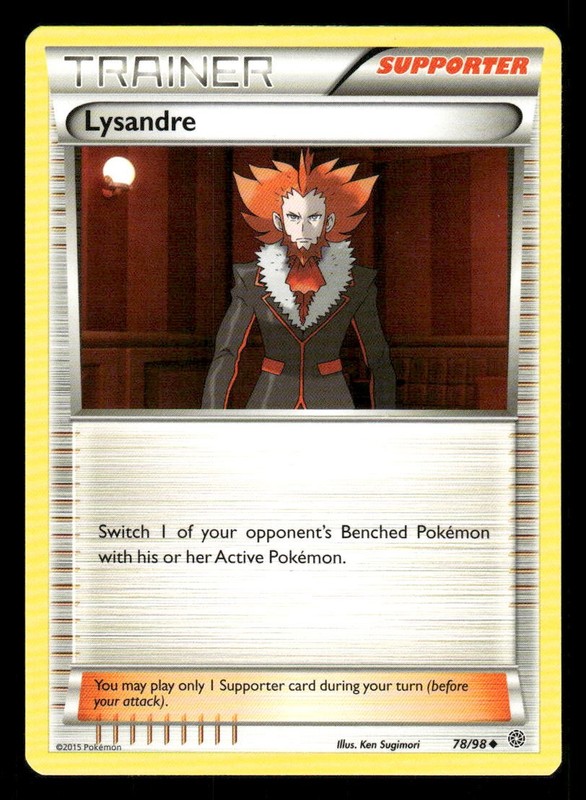 Lysandre 78/98 UC Ancient Origins LP Pokemon
