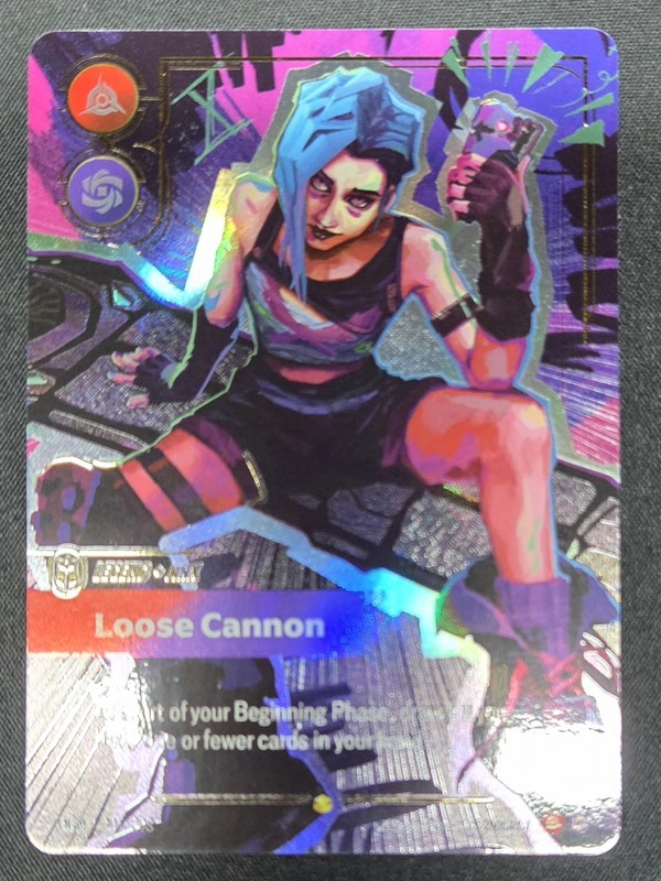 Jinx Loose Cannon 301/298 Overnumbered Riftbound: Origins OGN TCG English NM