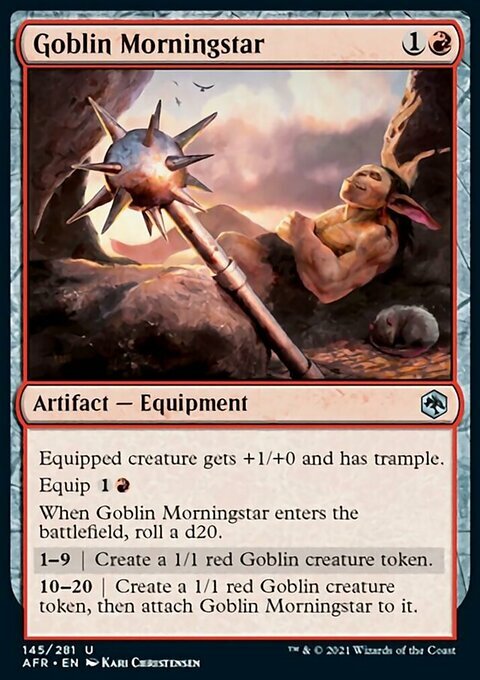MTG Goblin Morningstar (145/424) Adventures in the Forgotten Realms LP