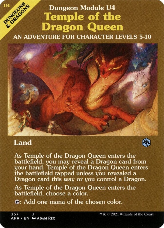 MTG Temple of the Dragon Queen Showcase – Adventures in the Forgotten Realms