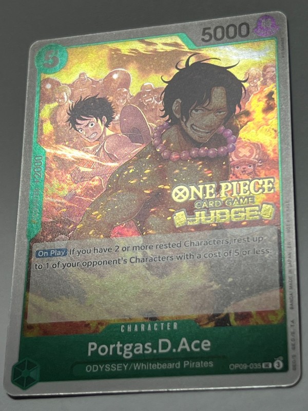 Portgas.D.Ace OP09-035 Judge Pack Vol. 6 Stamped Foil Promotion Card gallery
