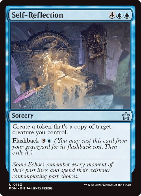 SELF-REFLECTION x4 mtg NM-M Foundations 4 Unc