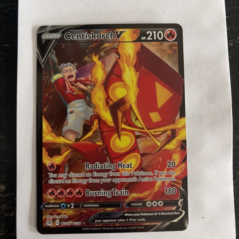 Centiskorch V TG14/TG30 Swsh11: Lost Origin Trainer Gallery Holo