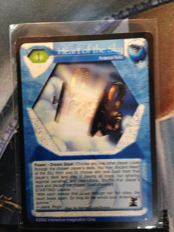 Magi Nation – Nightmare’s Dawn “Heart of the Sky” Arderial Rare X1