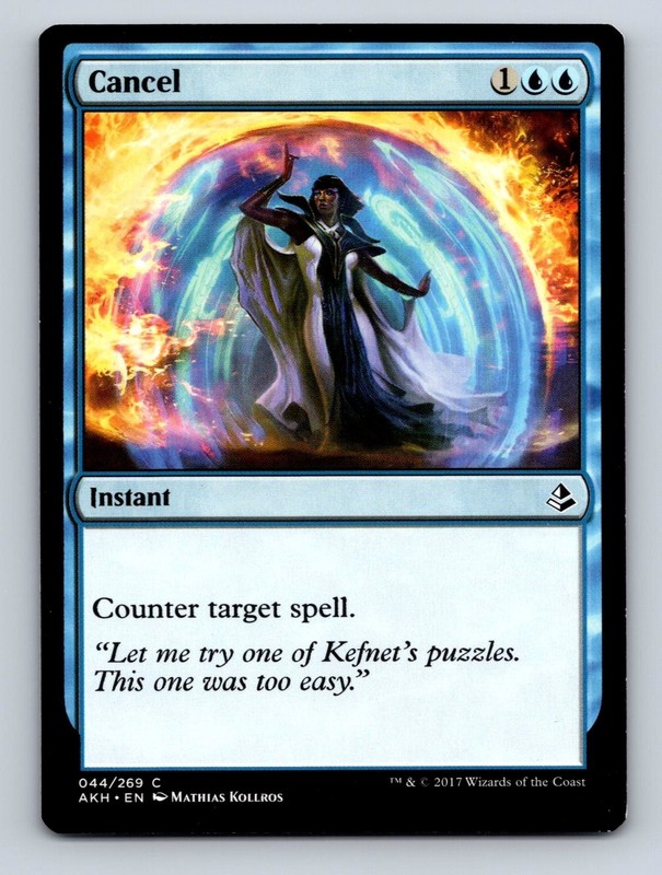 MTG Amonkhet Magic: The Gathering Cancel Regular