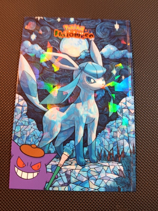 Pokemon 2025 Card Database Halloween Set Glaceon Van Gogh Cracked Ice Holo Peru