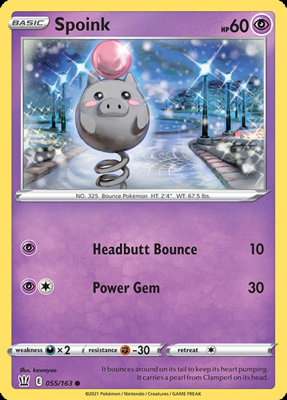 Spoink – 055/163 – Common – Lightly Played