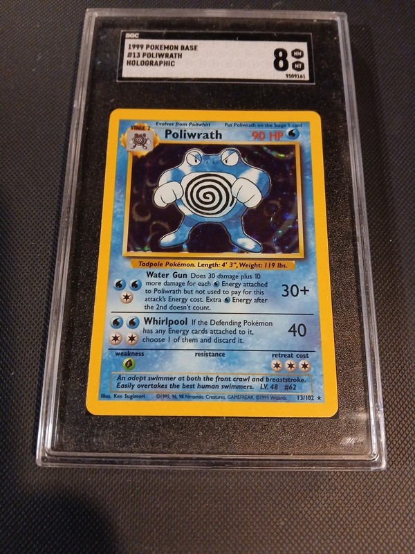 SGC 8 Poliwrath Base Set Holo