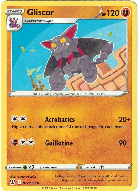 SWSH05: Battle Styles #072/163 Gliscor