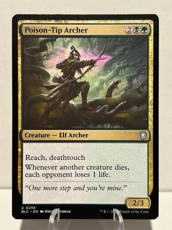 Poison-Tip Archer 256 U Commander: Bloomburrow NM MTG