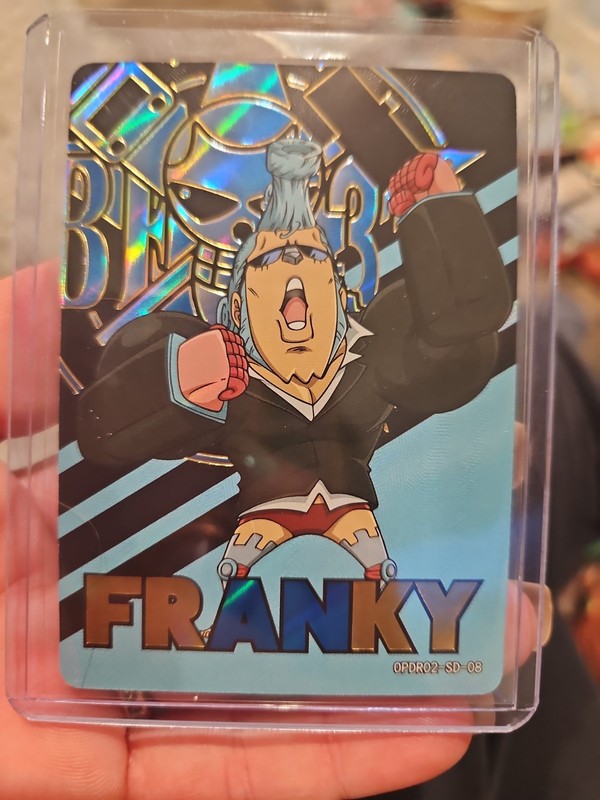 ONE PIECE Manga Anime Full Art HOLO FRANKY OPDR02-SD-08