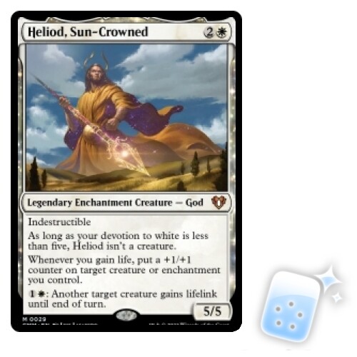 HELIOD, SUN-CROWNED Commander Masters Magic MTG MINT CARD