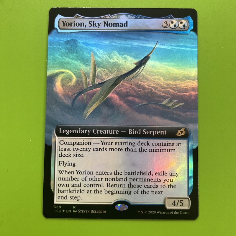 MTG Yorion, Sky Nomad Ikoria: Lair of Behemoths 359 foil holo Rare card