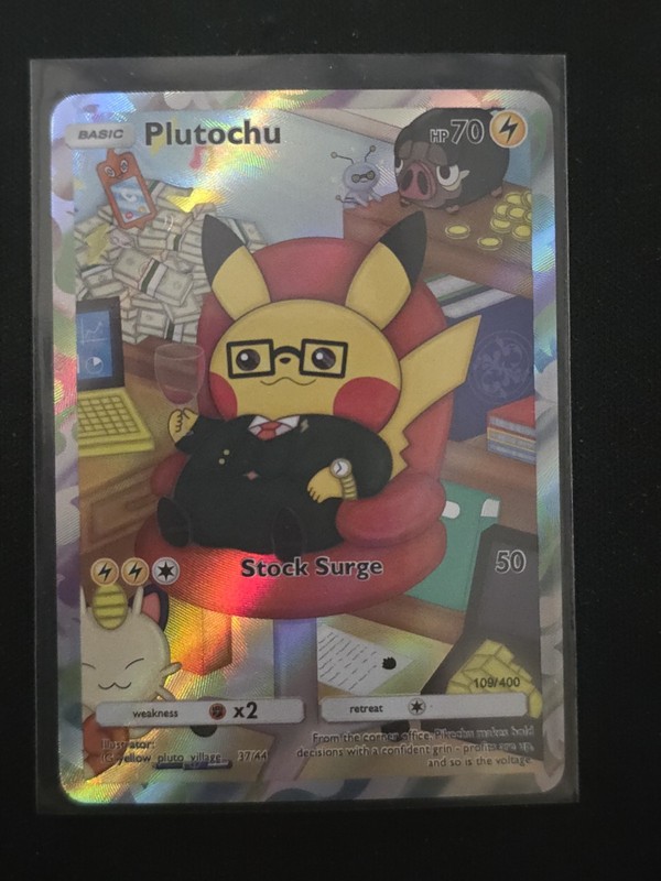Pluto Coco Pokémon TCG Plutochu 109/400 Holo Foil Basic HP70 English Card