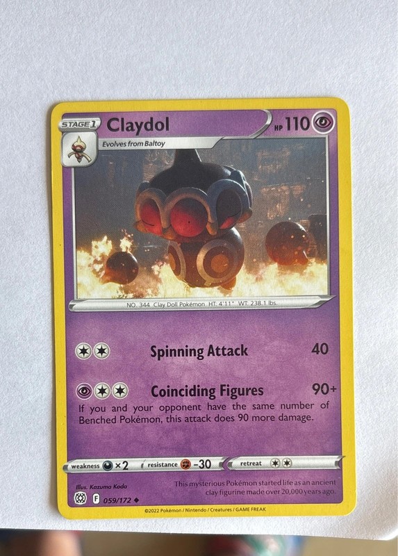 Claydol 059/172 Brilliant Stars Uncommon NM Pokemon TCG