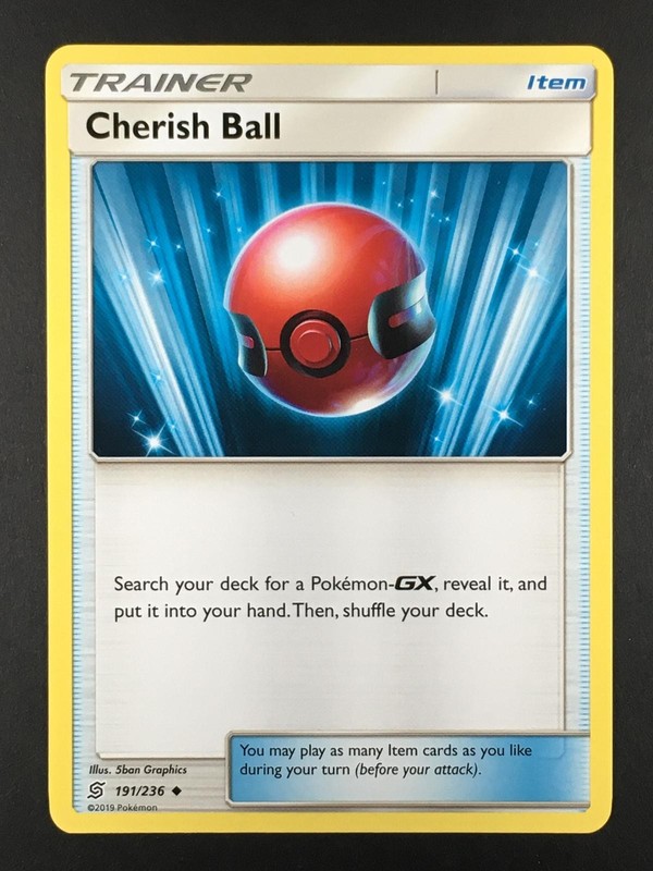 Pokemon TCG Cherish Ball 191/236 Unified Minds Regular Uncommon NM/M