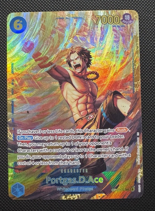Portgas.D.Ace (119) OP13-119 Carrying On His Will Foil