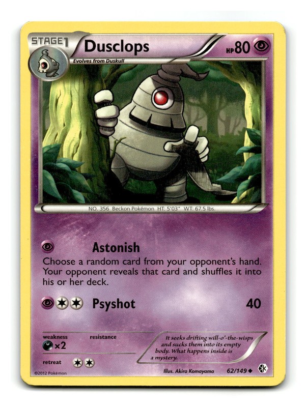 Dusclops – #62/149 – Uncommon – Pokemon Card-LP