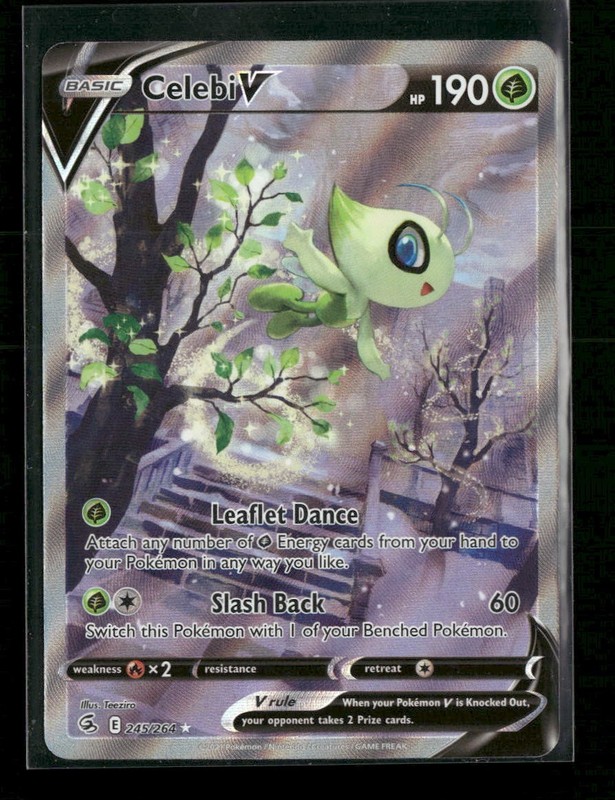 SWSH08: Fusion Strike Celebi V (Alternate Full Art) #245/264