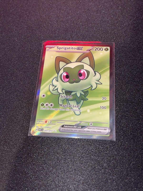 Sprigatito ex 251/217 Me: Ascended Heroes Holo Near Mint