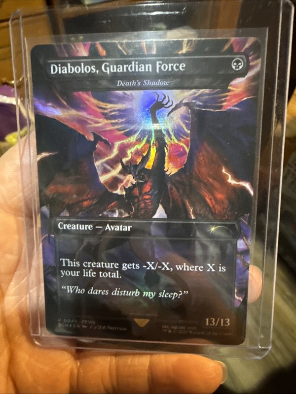 Diabolos, Guardian Force – Death’s Shadow – Game Day Store Champ Promo -Foil NM