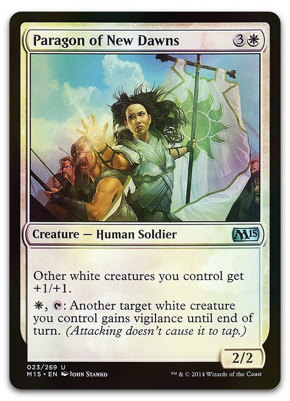 Paragon of New Dawns #23 (Foil) (NM) Magic 2015 M15 Magic MTG