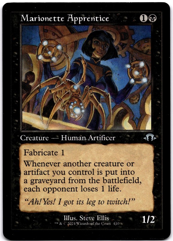 Marionette Apprentice (Retro Frame) U Modern Horizons 3 410 MH3 Steve Ellis
