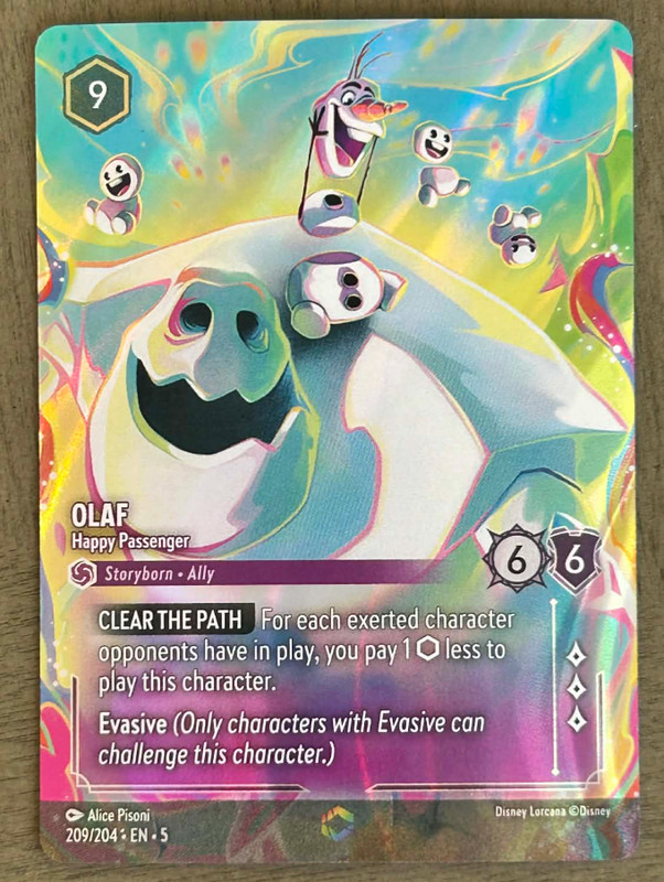 Lorcana Shimmering Skies Olaf – Happy Passenger ENCHANTED 209/204