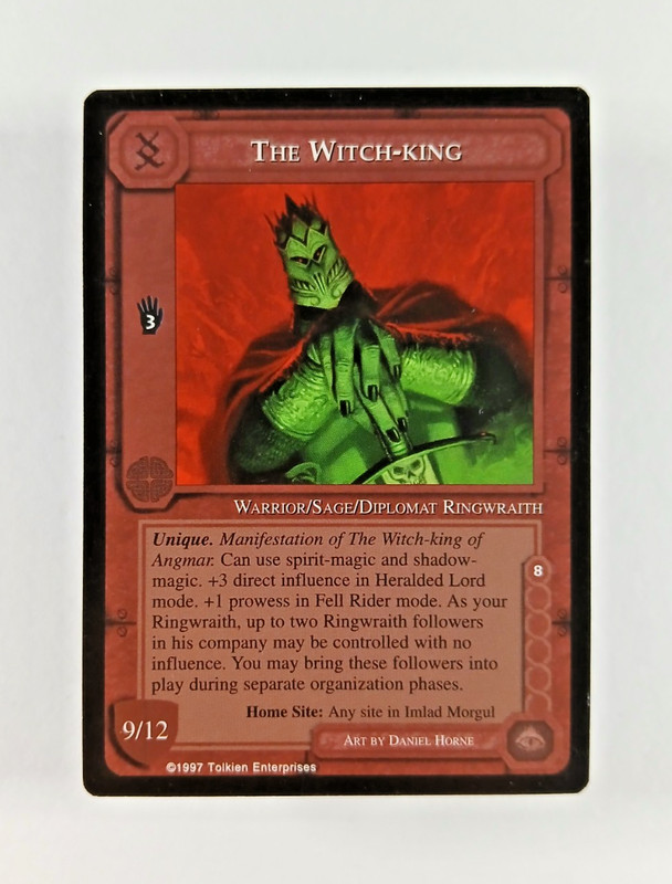 The Witch-King – Middle Earth CCG card (1997 ICE) MECCG Lidless Eye Ringwraith