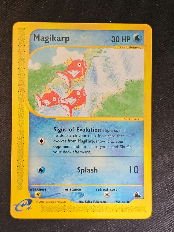 Pokemon TCG Magikarp 75 Skyridge Mint Near Mint (non-holo)