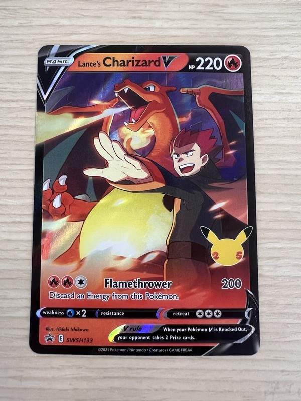 Lance’s Charizard V SWSH133 SWSH: Sword & Shield Promo Cards Holo