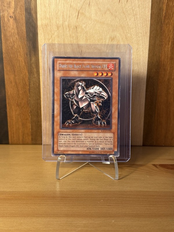 Horus The Black Flame Dragon LV4 (UTR) SOD-EN006 Soul of the Duelist Unlimited gallery