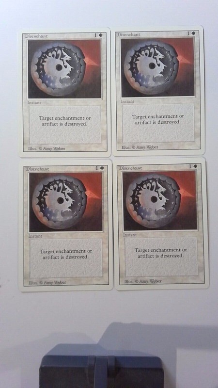 4 Disenchant 4x x4 – NM – Revised Edition – SPARROW MAGIC mtg