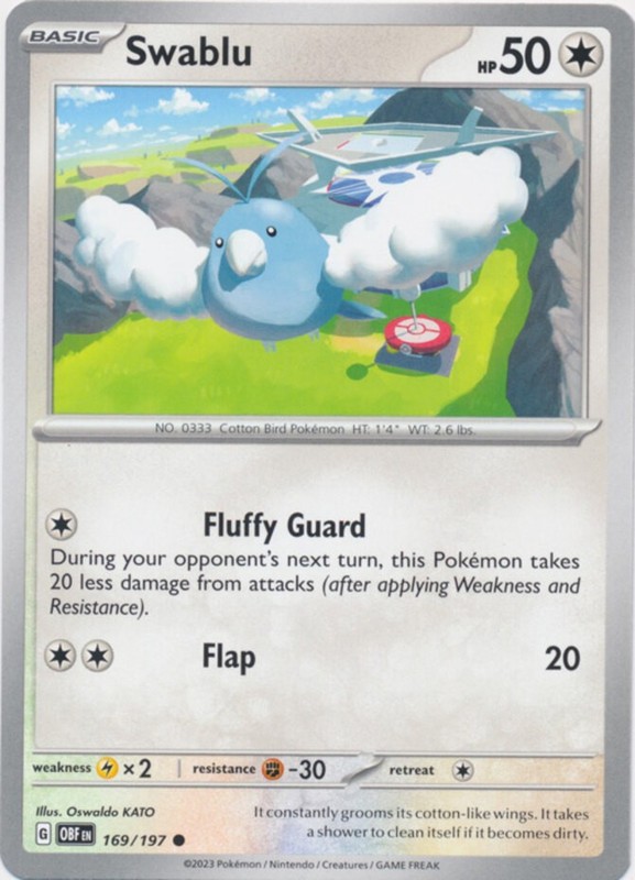 Swablu – 169/197 – Common – Near Mint