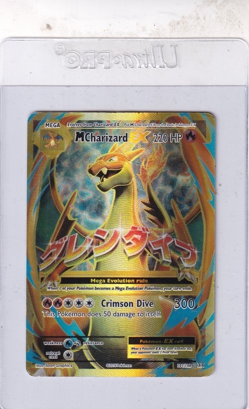 M Charizard EX (101/108)(Full Art) – XY Evolutions – DAMAGED