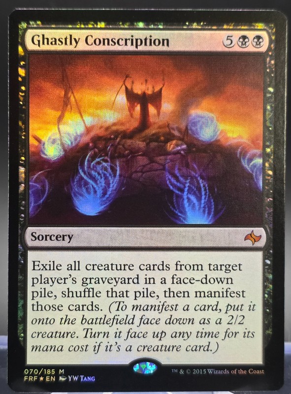 Ghastly Conscription #70 Fate Reforged Foil Mythic *Buy 2 Get 1