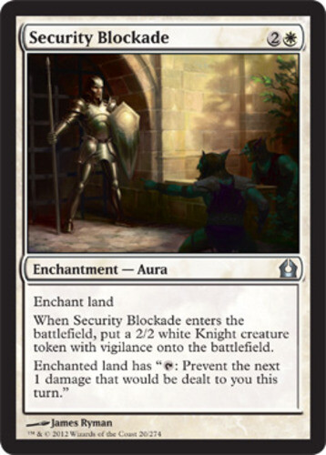 MTG-4x-Near Mint, English-Security Blockade-Return to Ravnica