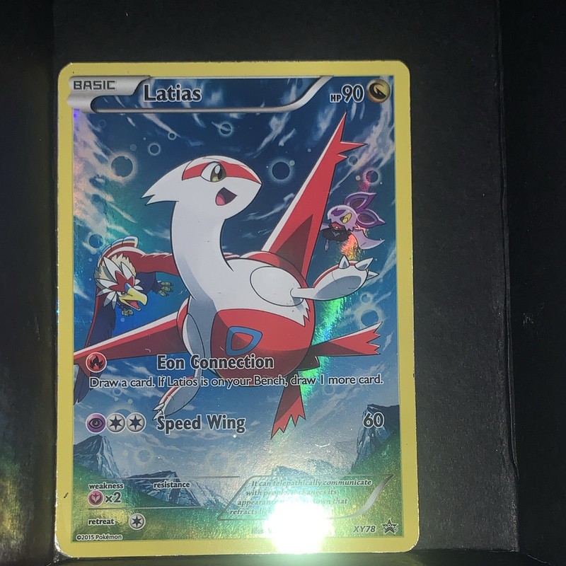 Pokemon TCG Latias XY78 XY Full Art Promo Holo Card English Basic 90 HP