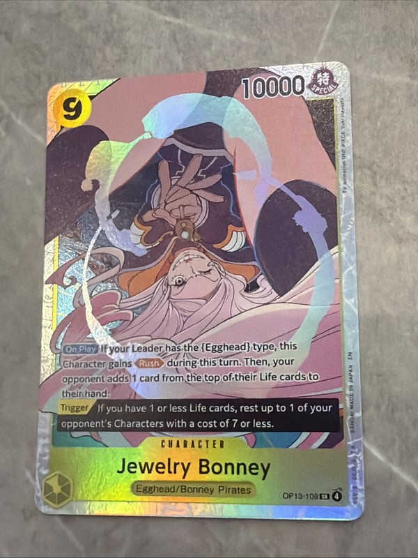 Jewelry Bonney OP13-108 SR Carrying on His Will – ONE PIECE ENGLISH