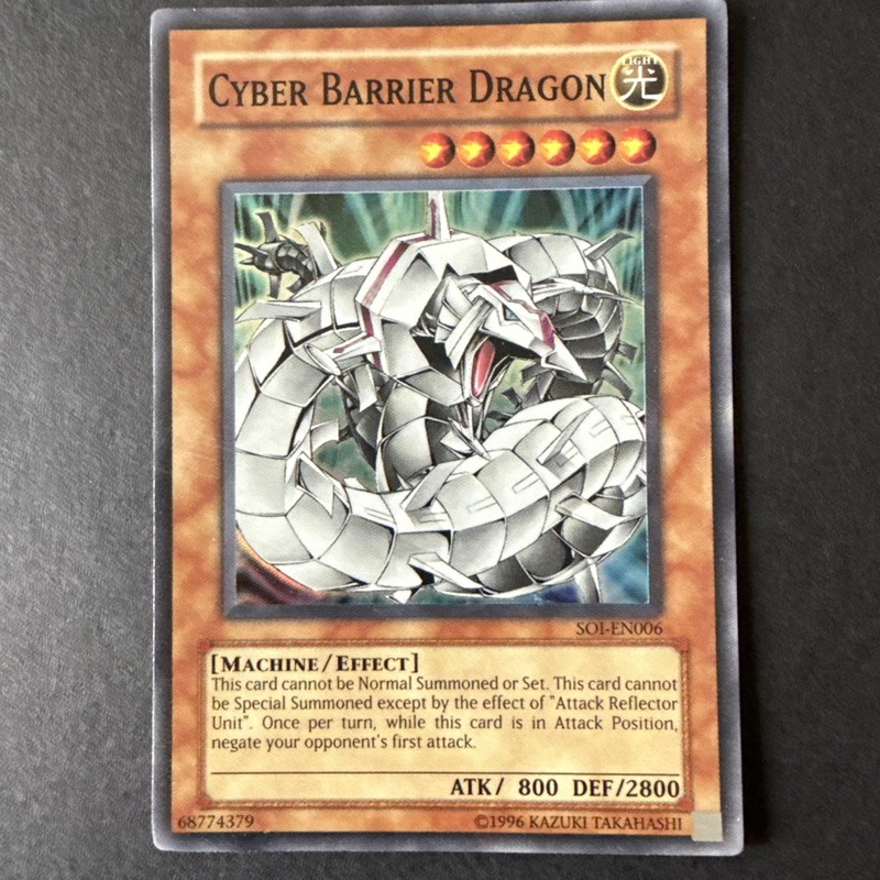Cyber Barrier Dragon SOI-EN006 Shadow of Infinity Unlimited|Unlimited Edition