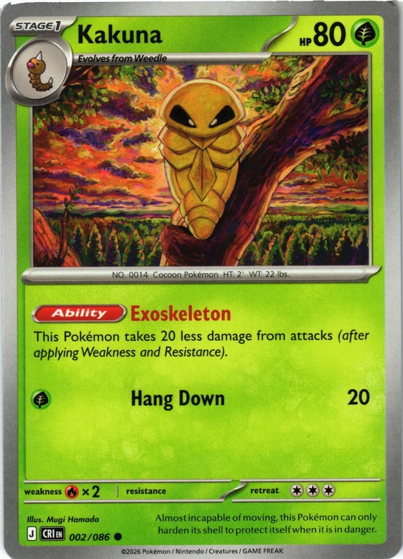 ME04: Chaos Rising #002/086 Kakuna