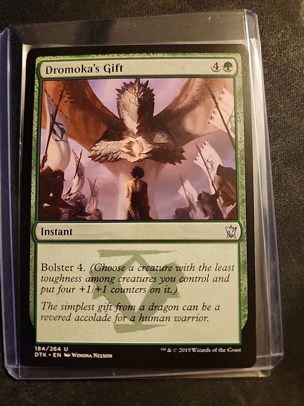 Dromoka’s Gift – Dragons of Tarkir – Uncommon – Green Instant