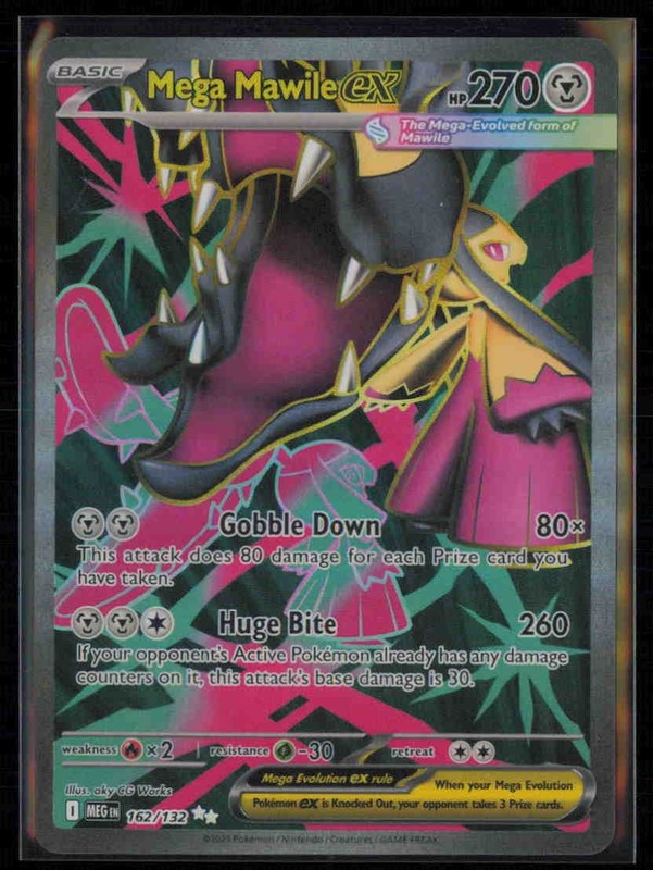 Mega Mawile ex Holo Ultra Rare ME01: Mega Evolution 162/132 NM