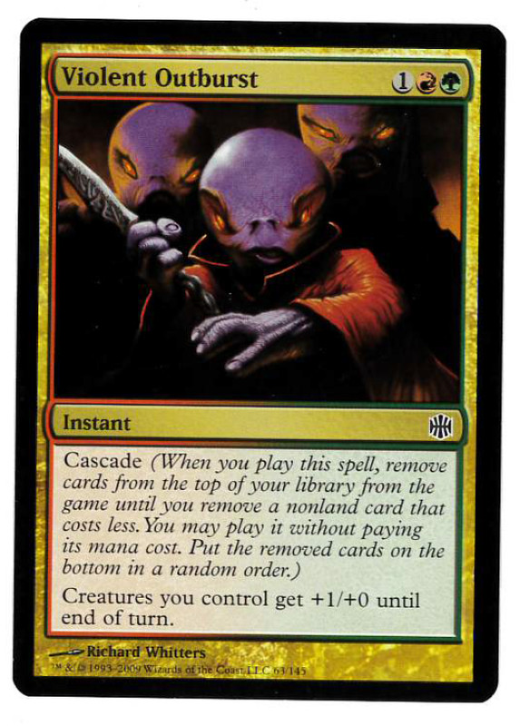 Violent Outburst x1 NM Alara Reborn Magic