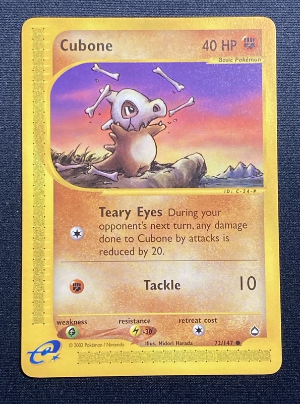 Cubone Non-Foil (2003) Pokemon Aquapolis #72/147