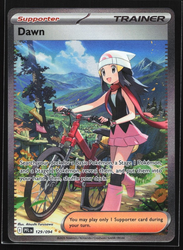Dawn 129/094 ME02: Phantasmal Flames Special Illustration Rare Pokemon Card