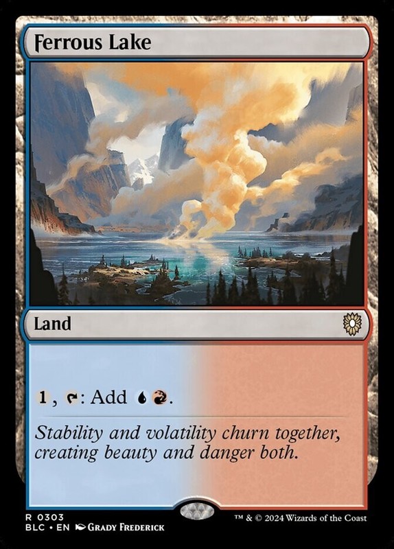 Ferrous Lake 0303 Non Foil Rare Bloomburrow Commander MTG NM