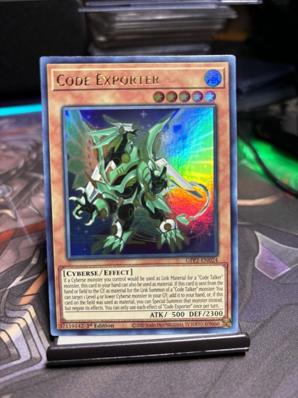 Yu-Gi-Oh! Code Exporter 1st Ed. GFP2-EN024 Ultra Rare NM x1