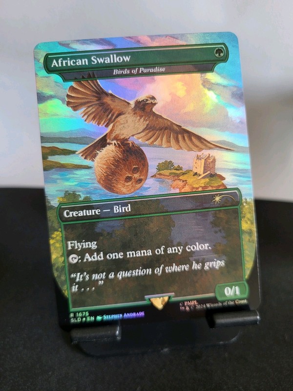 Birds of Paradise As African Swallow Foil Secret L’air NM ENG MTG