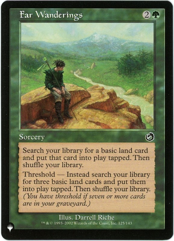 Far Wanderings – 125/143 – The List Reprints (LIST) – Mystery Booster 2 MTG NM/M